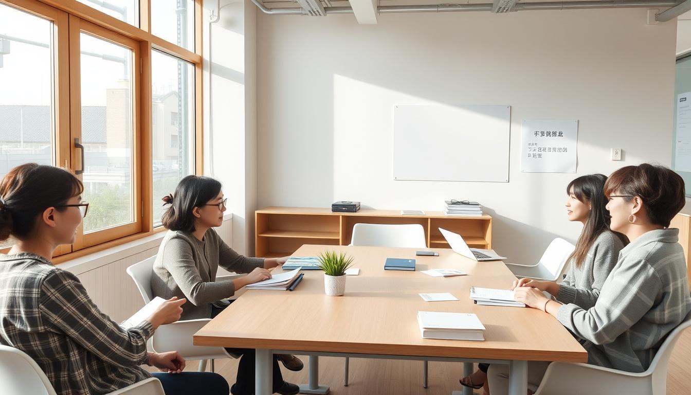 Small-group language courses